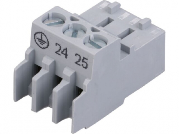 Anschlussklemme 3-polig PS Pumpe grau