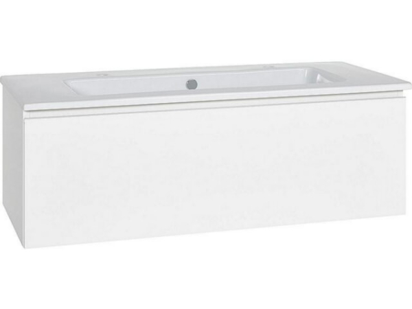 WTU + Keramik-WT ELA Korpus weiß smt - Front weiß smt 1210x420x510 mm
