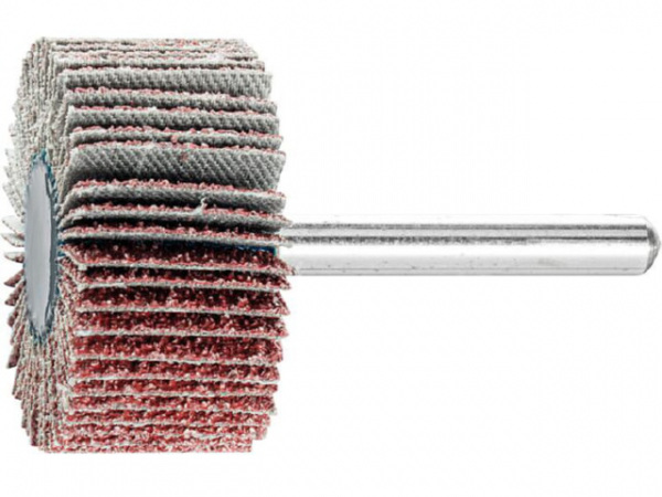 Fächerschleifer Pferd F, d 40 x 20 mm, Schaft-d 6 mm, Körnung A 40
