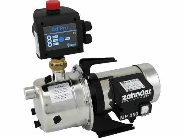 Hauswasserautomat Zehnder EPD 15-3-ZP mit Druckschalter Control AdPro