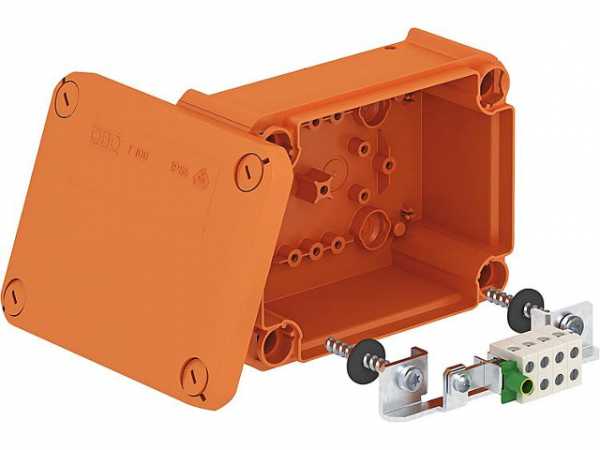 Kabelabzweigkasten OBO FireBox T160E 190x150x77 mm pastellorange, 1 Stück