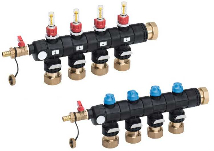 ZK01286 Soleverteiler PE 25×2,3, für 3 Solekreise ZK01286 Soleverteiler PE 25×2,3, für 3 Solekreise