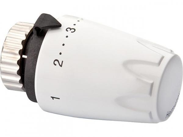 Heimeier Thermostat-Kopf weiß DX mit eingebautem Fühler flüssigkeitsgefüllter Thermostat, RAL 9016 670000500