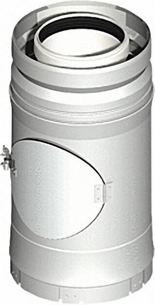 EVENES Kunststoff-Abgassystem Kontroll-Rohr, inklusive Klemmband DN 80/125