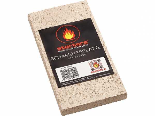 Schamotteplatte 30mm stark 290x140mm