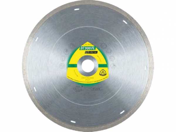 Diamanttrennscheibe KLINGSPOR 115x22,23mm geschl. Rand mit Laserschlitzen