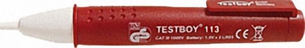 TESTBOY 113 berührungsloser Netzspannungs-Detektor 12V-1000V AC mit LED-Taschenlampe