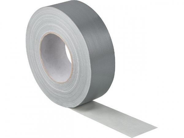 Gewebeklebeband 50m x 50mm x 0,3mm silber