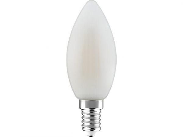 LED Filament Leuchtmittel - Kerze C35 E14 4.5W 470lm 2700K Opal 330°