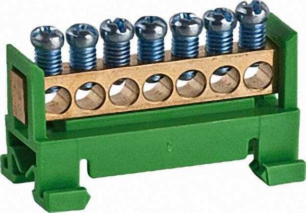 Schutzleiterklemme gelb-grün Typ 60/S 7 / 1 Stück