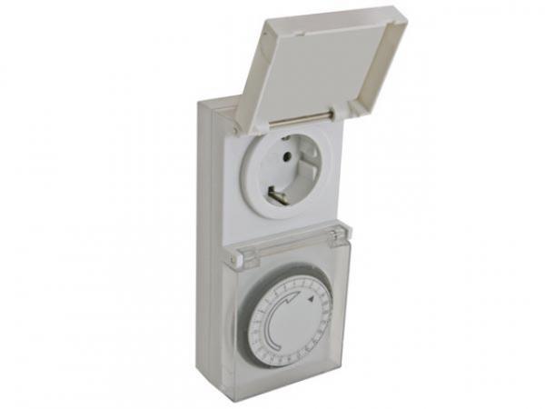 24 Std-ZEITSCHALTUHR - FÜR DEN AUßENBEREICH - SCHUTZKONTAKT (DEUTSCHES SYSTEM) E305DOG