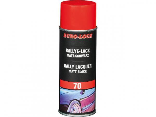 Rallye-Lack mattschwarz 400 ml Spraydose, bis +600°C