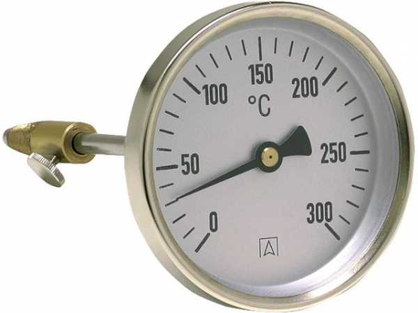 Rauchgasthermometer RT 80 0/300°C 300mm Fühlerdurchmesser 6mm