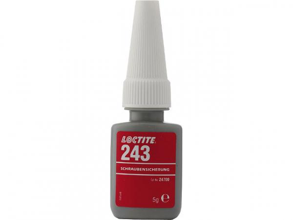 Mittelfeste Schraubensicherung Loctite 243, Inhalt 5 ml