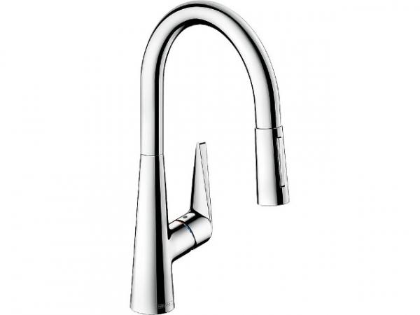 Spültischmischer Hansgrohe Talis S 200, mit herausziehbarer Brause, chrom