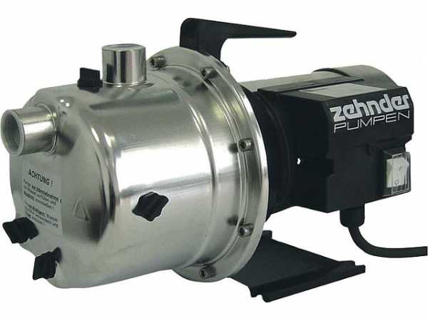 ZEHNDER Gartenpumpe mit Edelstahlpumpenkopf 1'' Selbstansaugend 230 V / 0,9 KW Ein-/ Ausschalter EP 11-3