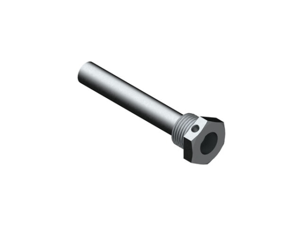 Buderus Tauchhülse 1/2 für Thermometer, Messing, kompatibel mit Buderus Heizsystemen, 8738125241
