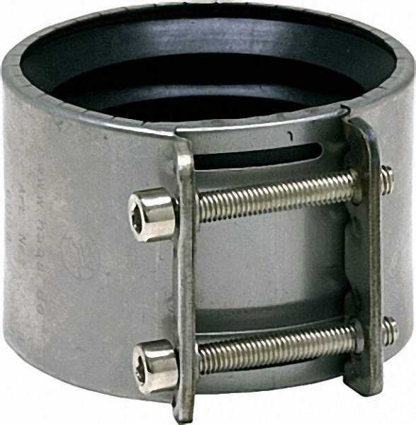 OHA-SpannMuffe DN 200 für SML-und Faserzement-Rohre Edelstahl