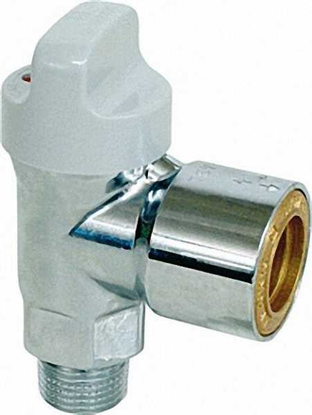Gas-Steckhahn TSV 1/2'' Eck verchromt