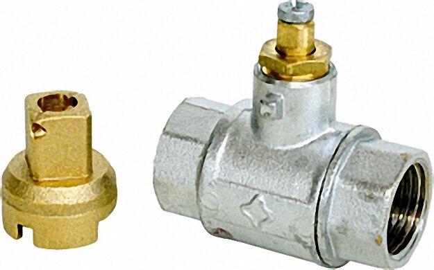 Kugelhahn PN25 Typ 329 3/4'' beiderseits IG für Vierkantschlüssel Kugelhahn PN25 Typ 329 3/4'' beiderseits IG für Vierkantschlüssel