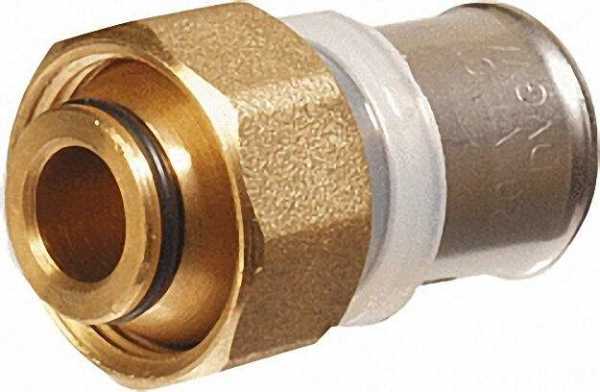 Pressfitting für MSVR Anschlusspressverschraubung mit Eurokonus 16x2 - 3/4'', Messing blank