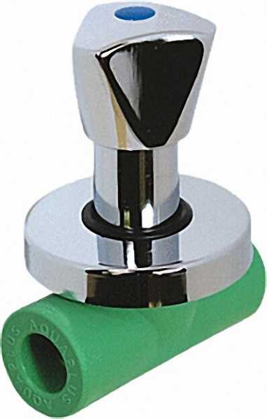 PPR Rohr Aqua-Plus absperrbarer Hahn PN25 25mm x 1/2""
