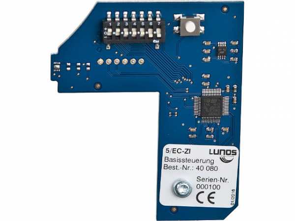 Lunos 040080 Steuerplatine BasisTyp 5/EC ZI Nachlauf und Intervall 8 Leistungsstufen
