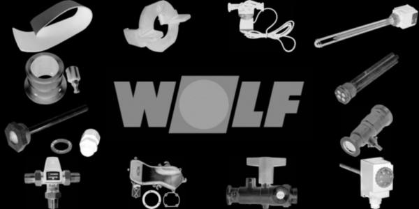 WOLF 8907811 Designelement unten komplett groß, Weiß