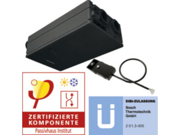 Buderus Logavent HRV156-120 K BS OR 165 WLAN optional zentrale Deckenmontage 7739621525