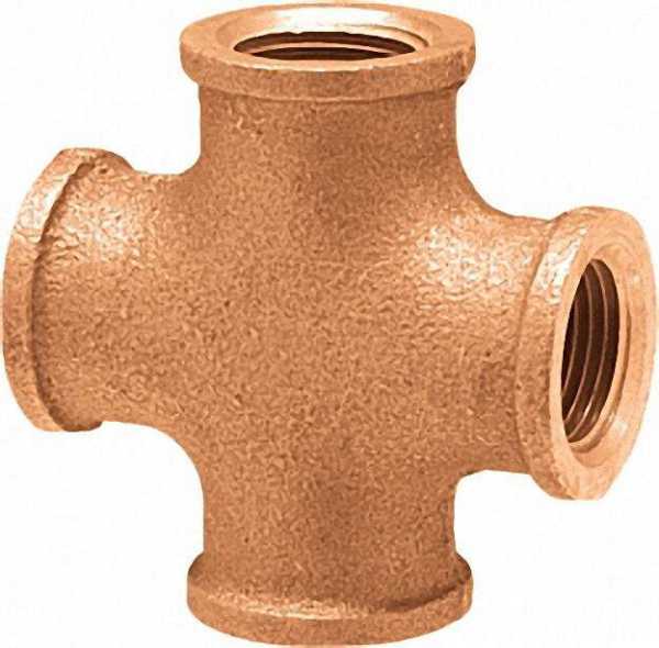 Rotguß-Gewindefitting Kreuz-Stück Typ 3180, 3/4'' (I/I)