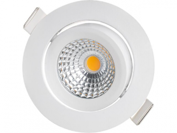 LED Einbaustrahler, weiß, 4,5W 350lm CCT 2000—2700K UGR&lt,19 CRI95 Ø68mm