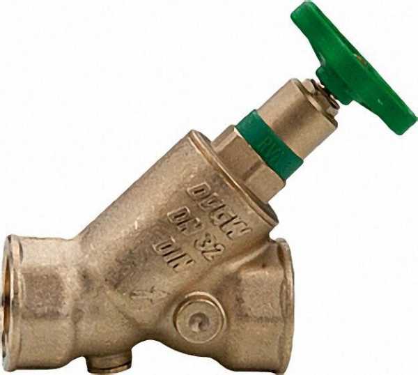 SCHLÖSSER Schrägsitzventil DIN-DVGW mit Rückflußverh. DN 32 1 1/4''