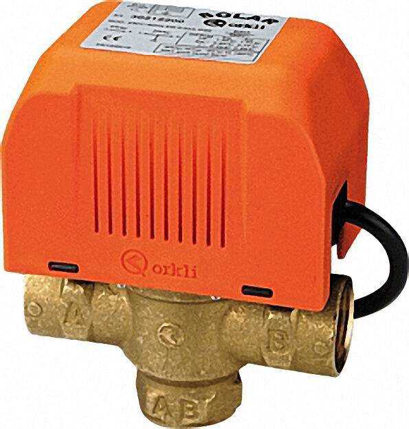 Dreiwege - Zonenventil Solar 1'' IG-IG mit Endschalter komplett mit Mo Dreiwege - Zonenventil Solar 1'' IG-IG mit Endschalter komplett mit Mo