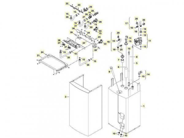 Buderus 87182233610 Adapter