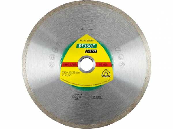 Diamanttrennscheibe KLINGSPOR 125x22,23mm geschl. Rand