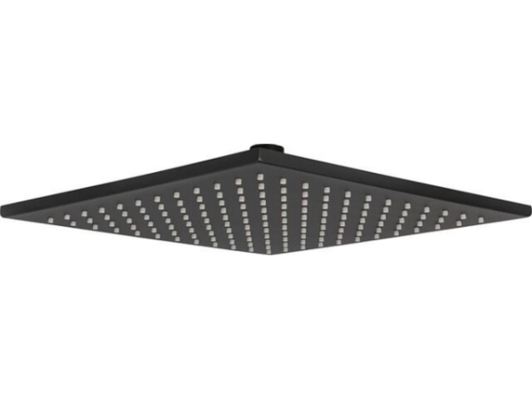 Samba II Kopfbrause 250 x 250 cm, Edelstahl schwarz matt
