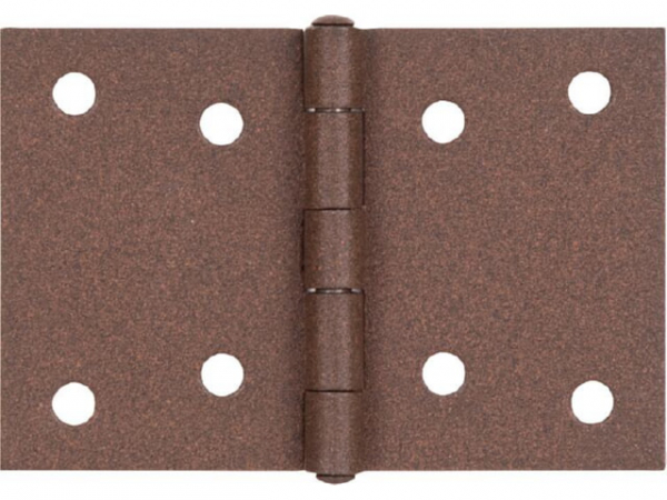 Scharnier DURAVIS 60 x 90 x 1,25 mm, breit, Material: Stahl, blau verzinkt, Oberfläche: rostbraun