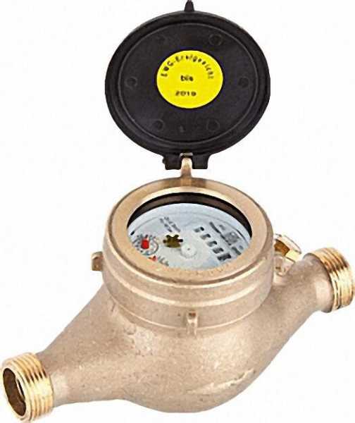 Mehrstrahl-Flügelradzähler für Kaltwasser, Typ MNr.: Qn 6 1'' 260mm