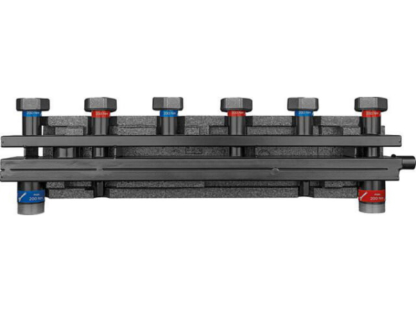 Kombiverteiler Evenes VTW3/3 ÜWM DN40 (11/2'), 3m³/h, 70kW, inkl. Halterung und Isolierung