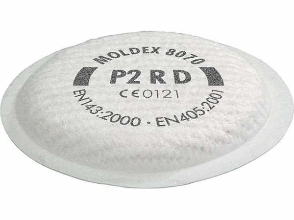 Partikelfilter P2 R D für Maskenkörper Serie 8000, VPE 4 Paar