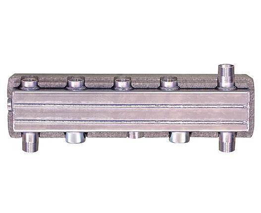 Heizkreis-Kombiverteiler Easyflow Typ HV60/90W m. hydr. Weiche inkl. Isol.,für 3 Heizkreise