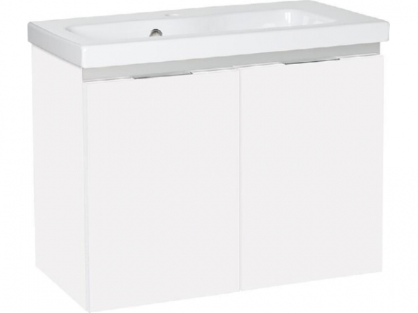 WTU+Keramik-WT EOLA weiß Hochglanz 2 Türen 710x580x380mm