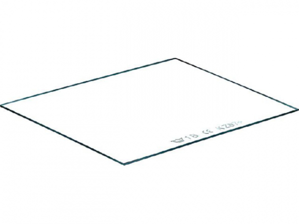 Ersatzscheibe außen Bolle 115x104mm für Helm FUSION, VPE=10 Stück