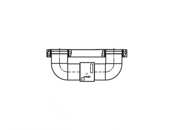 Buderus 7739612628 Logaplus Paket LKP700-3 unten Paket Luftkanäle f. WLW196iIR 6-8