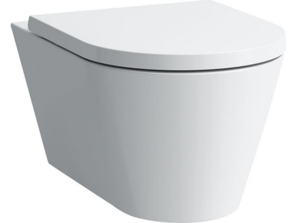 Combi-Pack Laufen Kartell Wand-Tiefspül-WC mit LCC, weiß, spülrandlos, WC-Sitz Softclose
