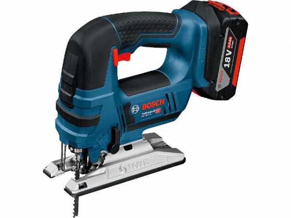 Akku-Stichsäge BOSCH GST 18V-Li B 18V mit 2x 4,0 Ah Akkus und Ladegerät