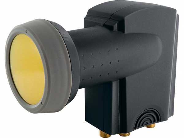 Digitales Quad-LNB Anthrazit RAL 7011 40mm/ Sun Protect