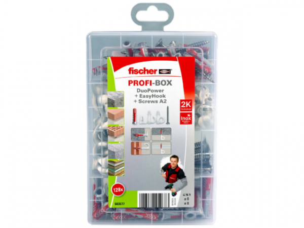 Fischer Meisterbox EasyHook A2 563577 128 Teile