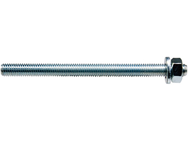 ANKERSTANGE FÜR CHEMISCHE VERANKERUNG MIT MUTTER UND SCHEIBE. ROSTFREI A4