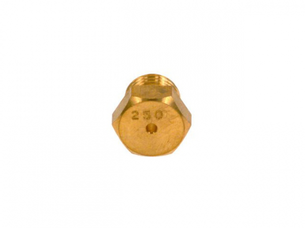 Buderus 5482860 Hauptgasdüse 2,50 Bohrung Sw16 16lg